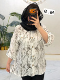 شومیز زنانه مانتویی گازوئیلی